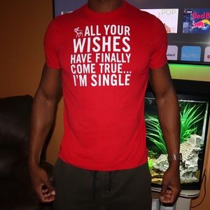 Abercrombie & Fitch red kids t shirt